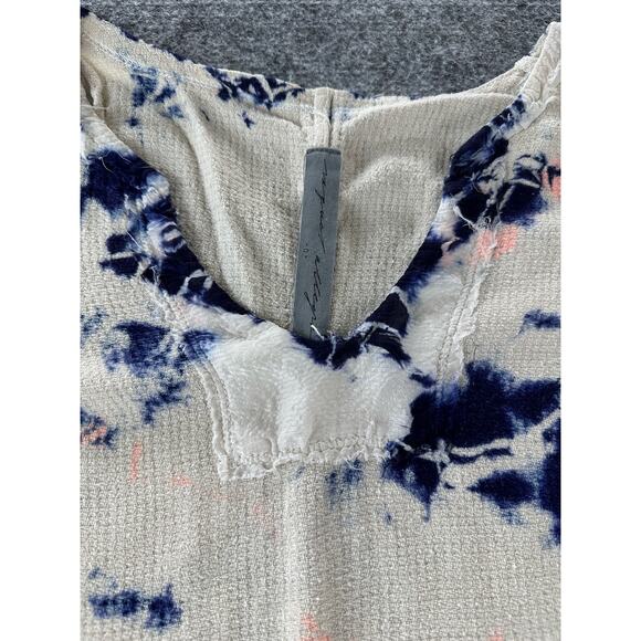 Raquel Allegra Tie Dye Silk Knit Short Sleeve Mini Women's Size 0 US Small/4 - Picture 5 of 10